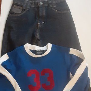 NWT & NWOT Boy's Size 6 Jeans and Shirts  3  Piece Lot
